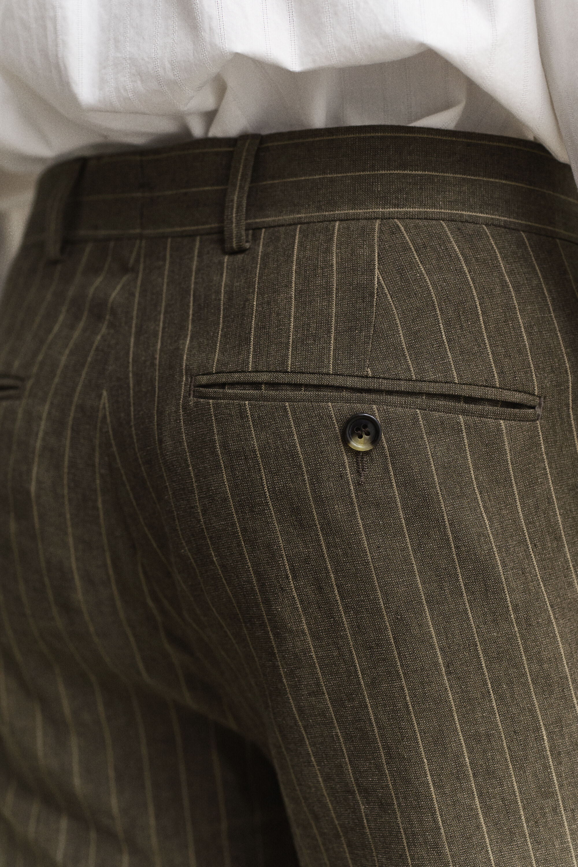 Kostuumbroek met krijtstreep