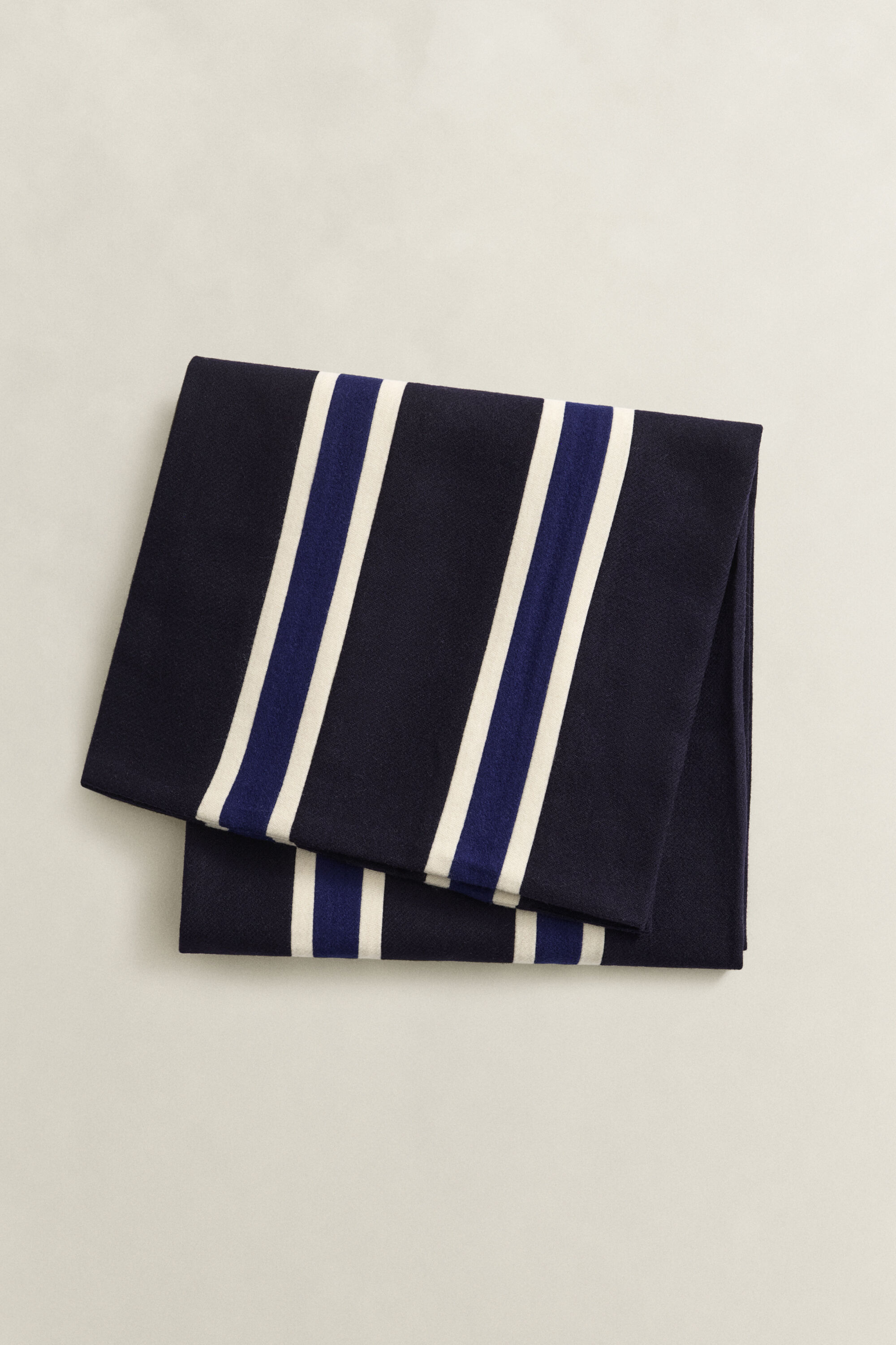 Gant x Yale gestreepte wollen sjaal