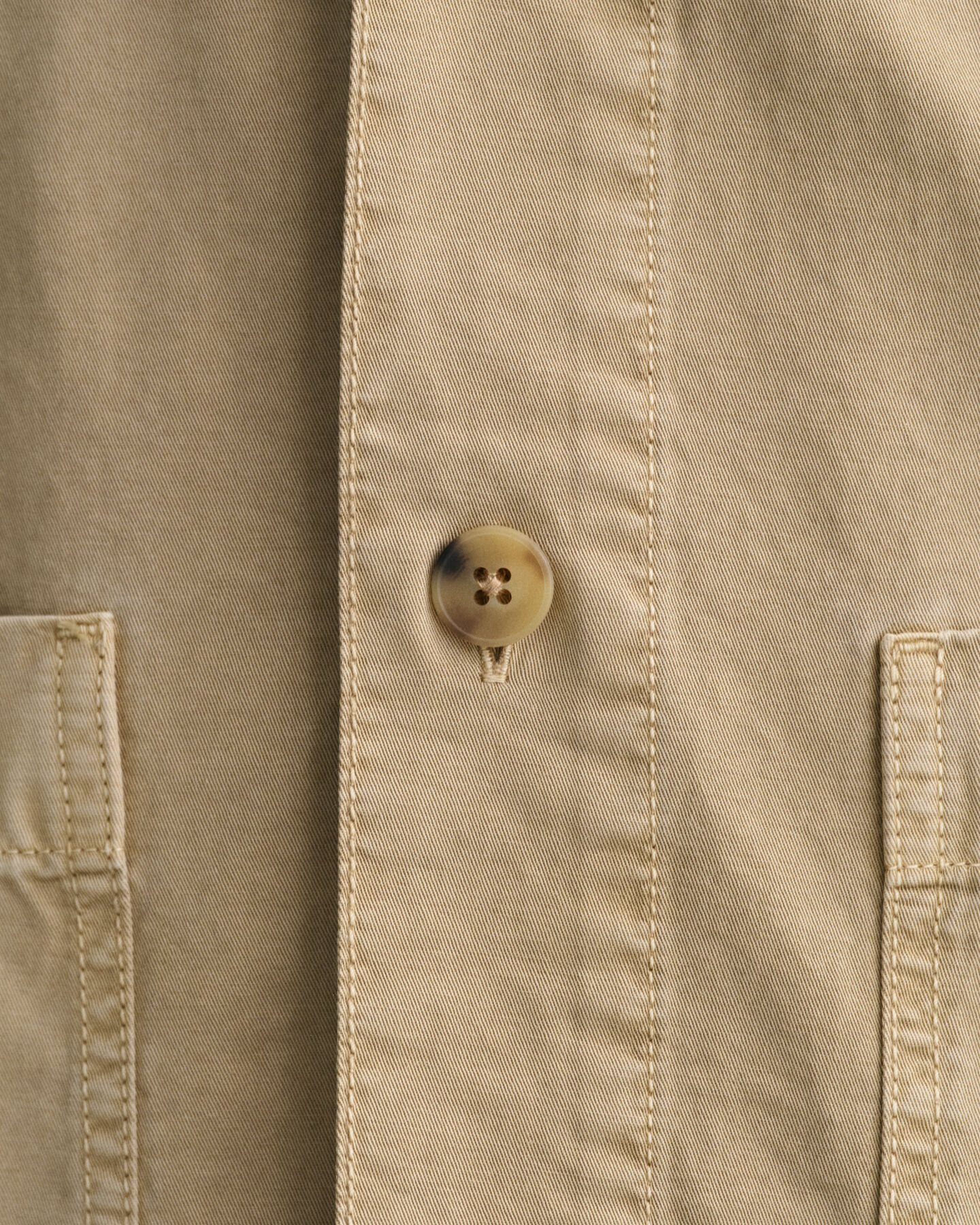 Speciaal geverfd Twill overshirt