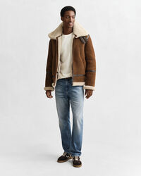 Shield sweatshirt met ronde hals