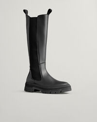 Monthike laarzen met hoge schacht