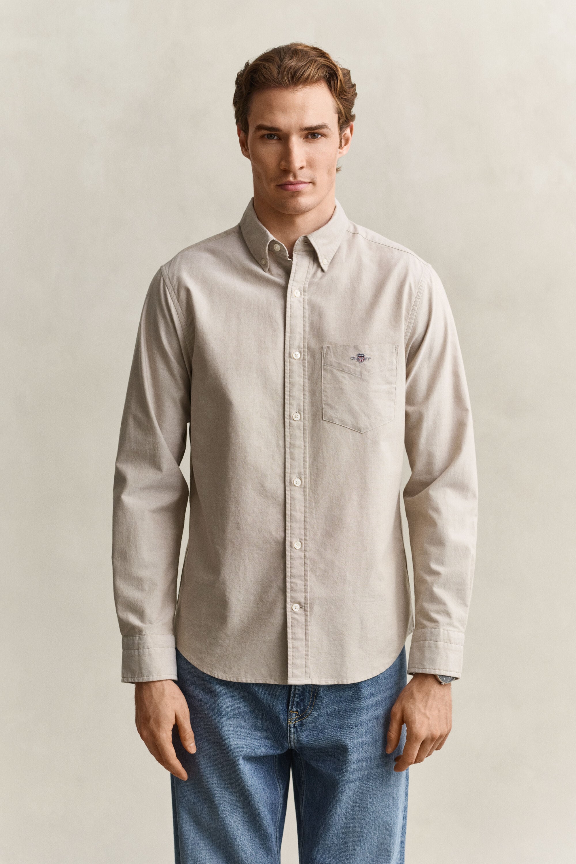Regular Fit klassiek Oxford-overhemd