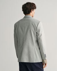 Oversized gestreepte double-breasted blazer