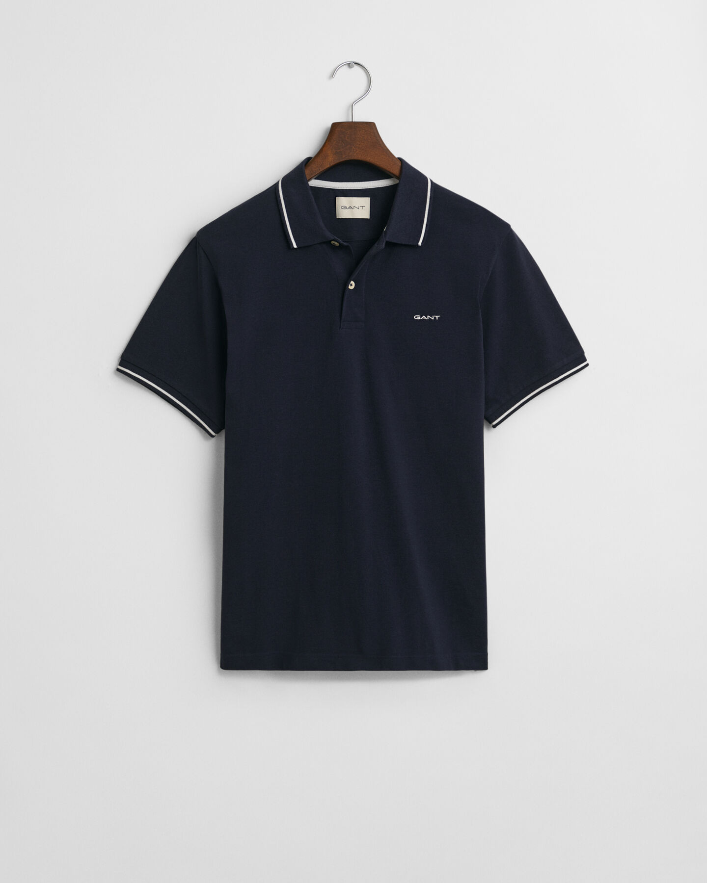 Piqué poloshirt met randdetails