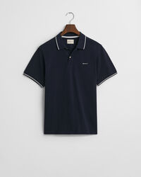 Piqué poloshirt met randdetails