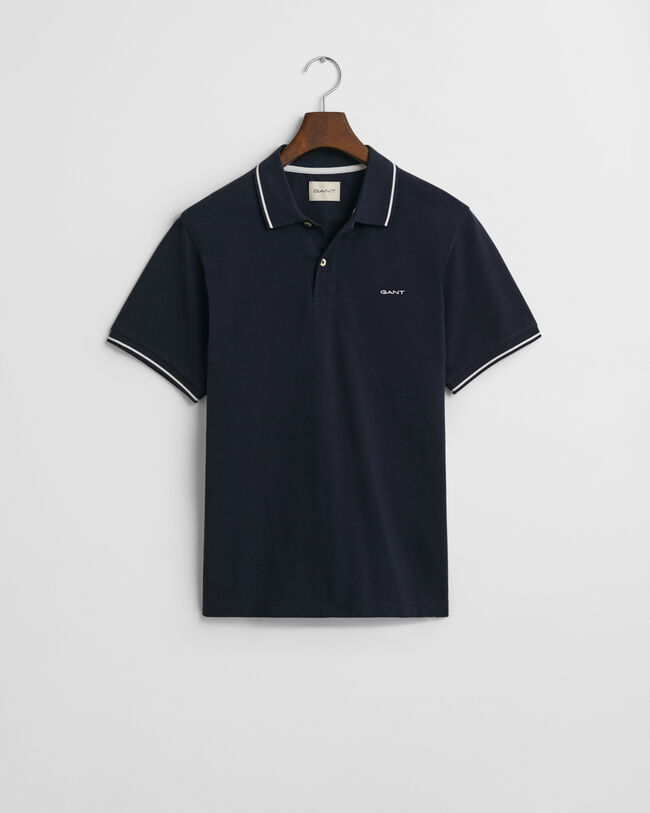 Piqué poloshirt met randdetails