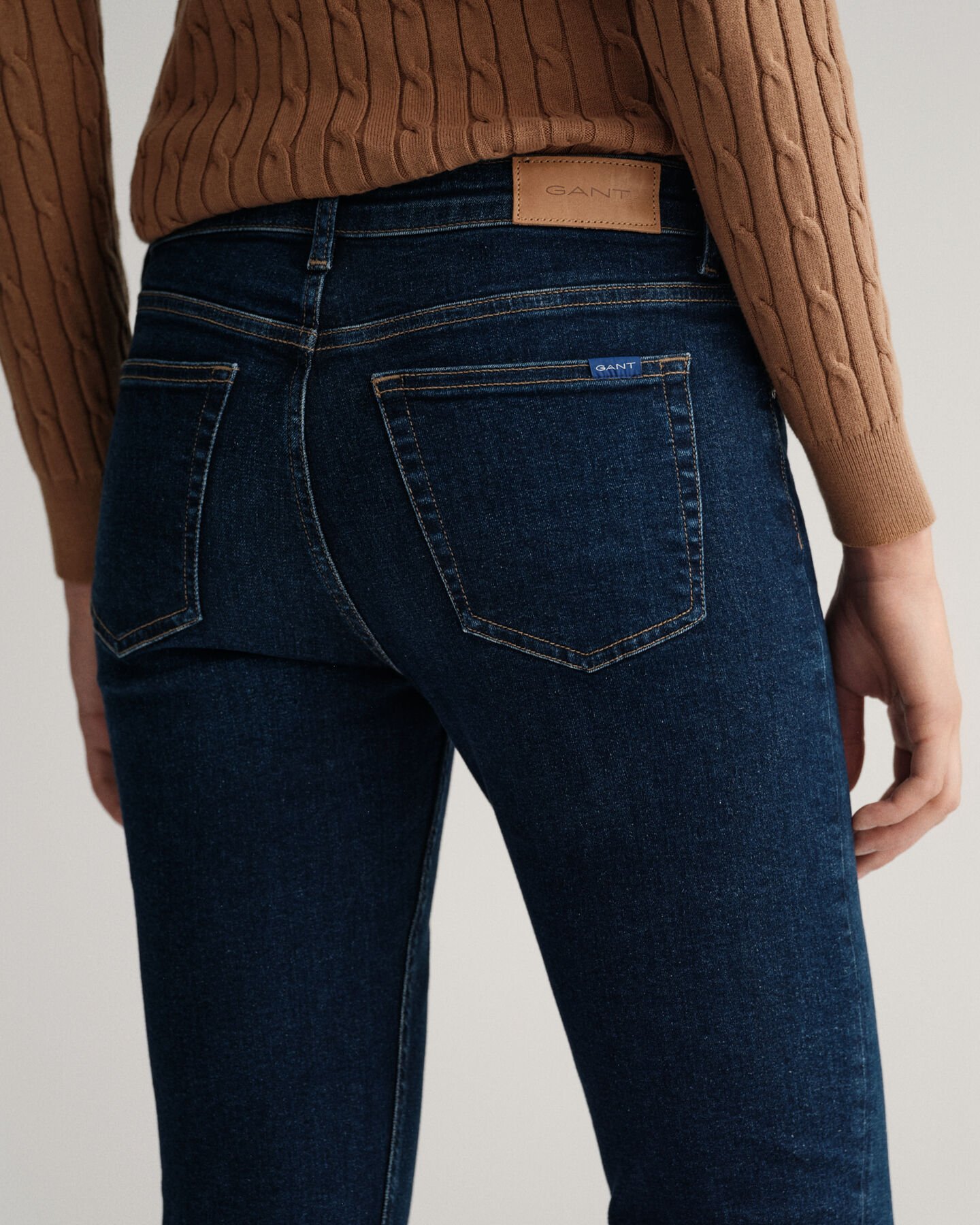 Farla Slim Fit cropped jeans