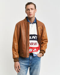Leren GANT Varsity Jacket
