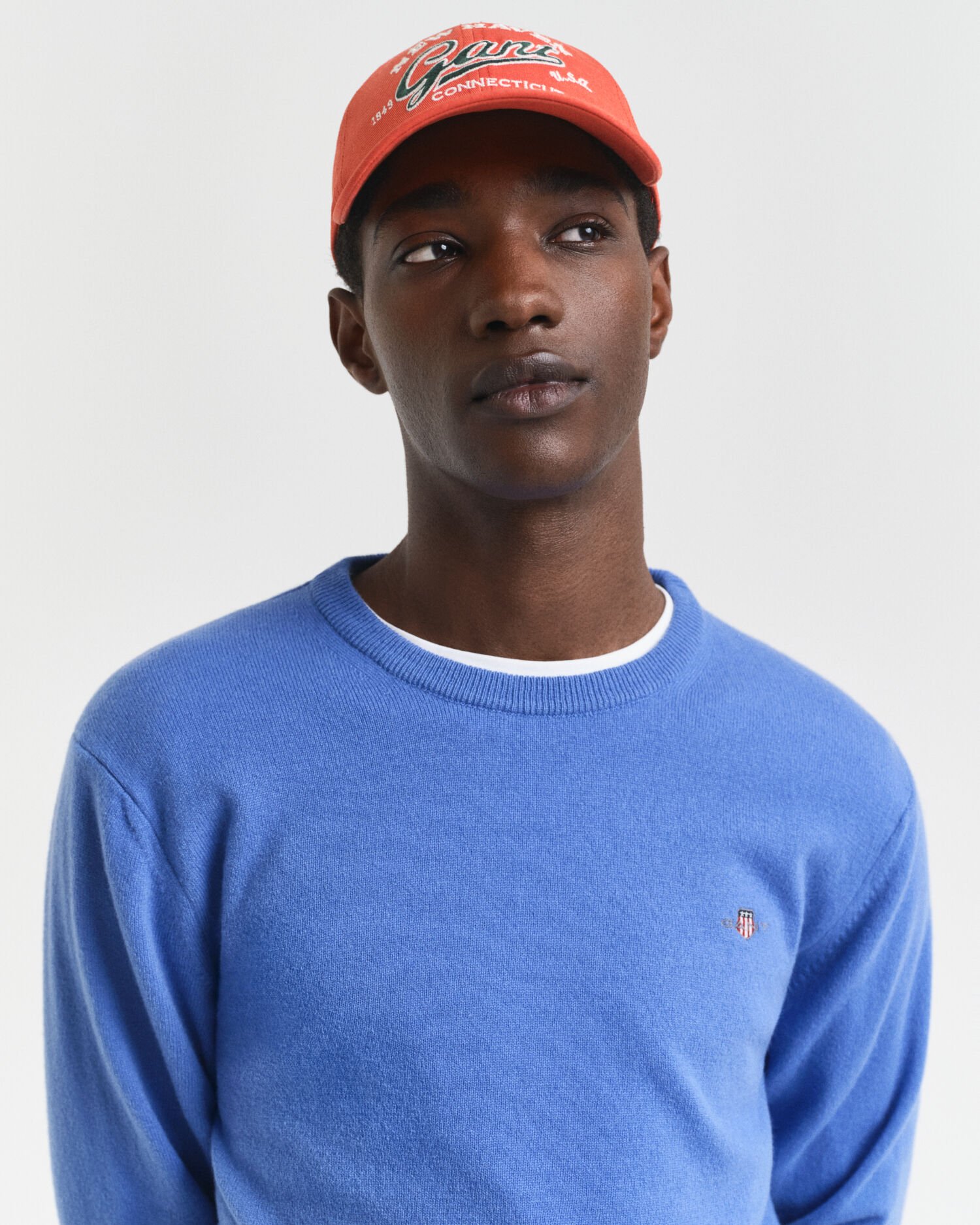 Trui met ronde hals van buitengewoon zachte lamswol