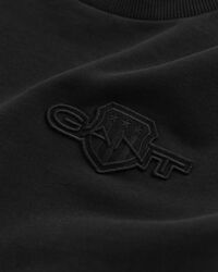 Tonal Shield sweatshirt met ronde hals