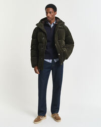 Sacker Rib sweatshirt met korte rits