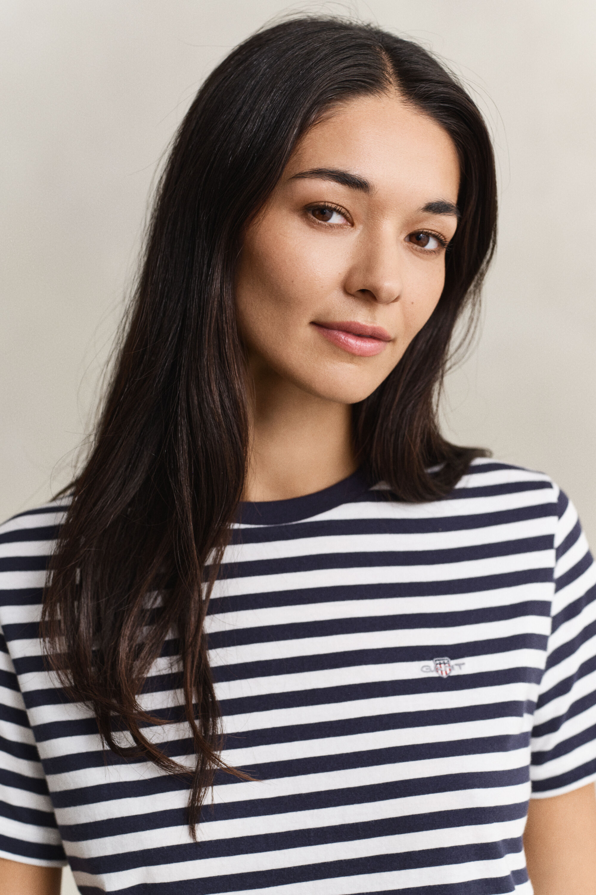 Shield T-shirt met strepen