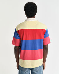 Heavy Rugger met korte mouwen en strepen