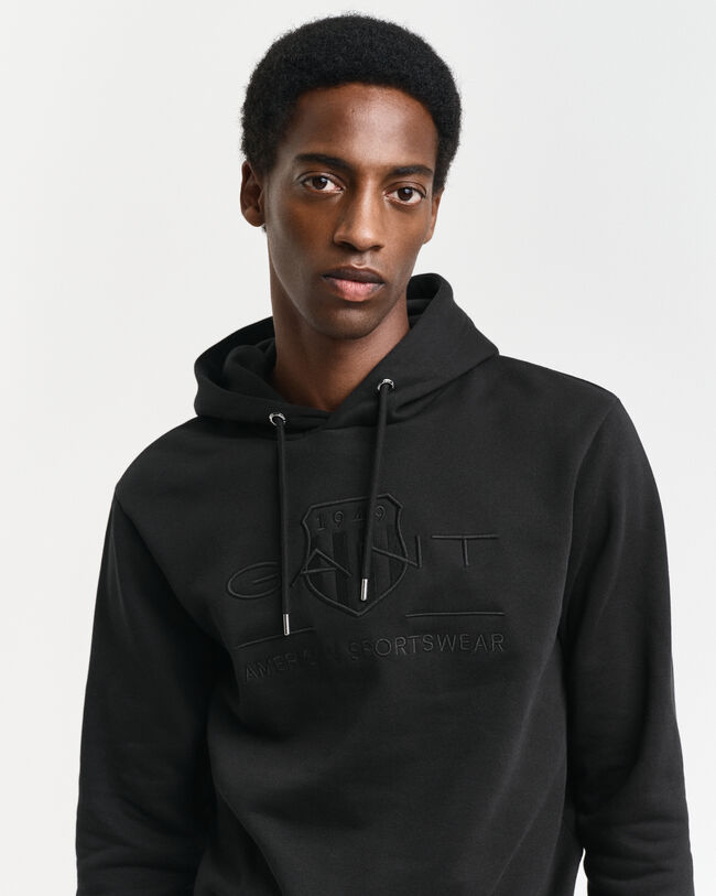 Tonal Shield hoodie
