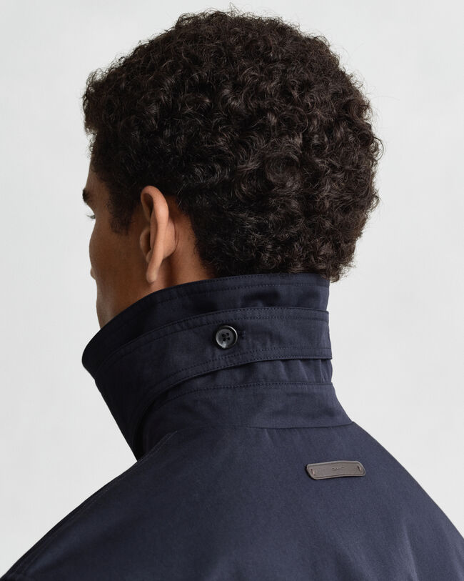 Trenchcoat van katoenmix