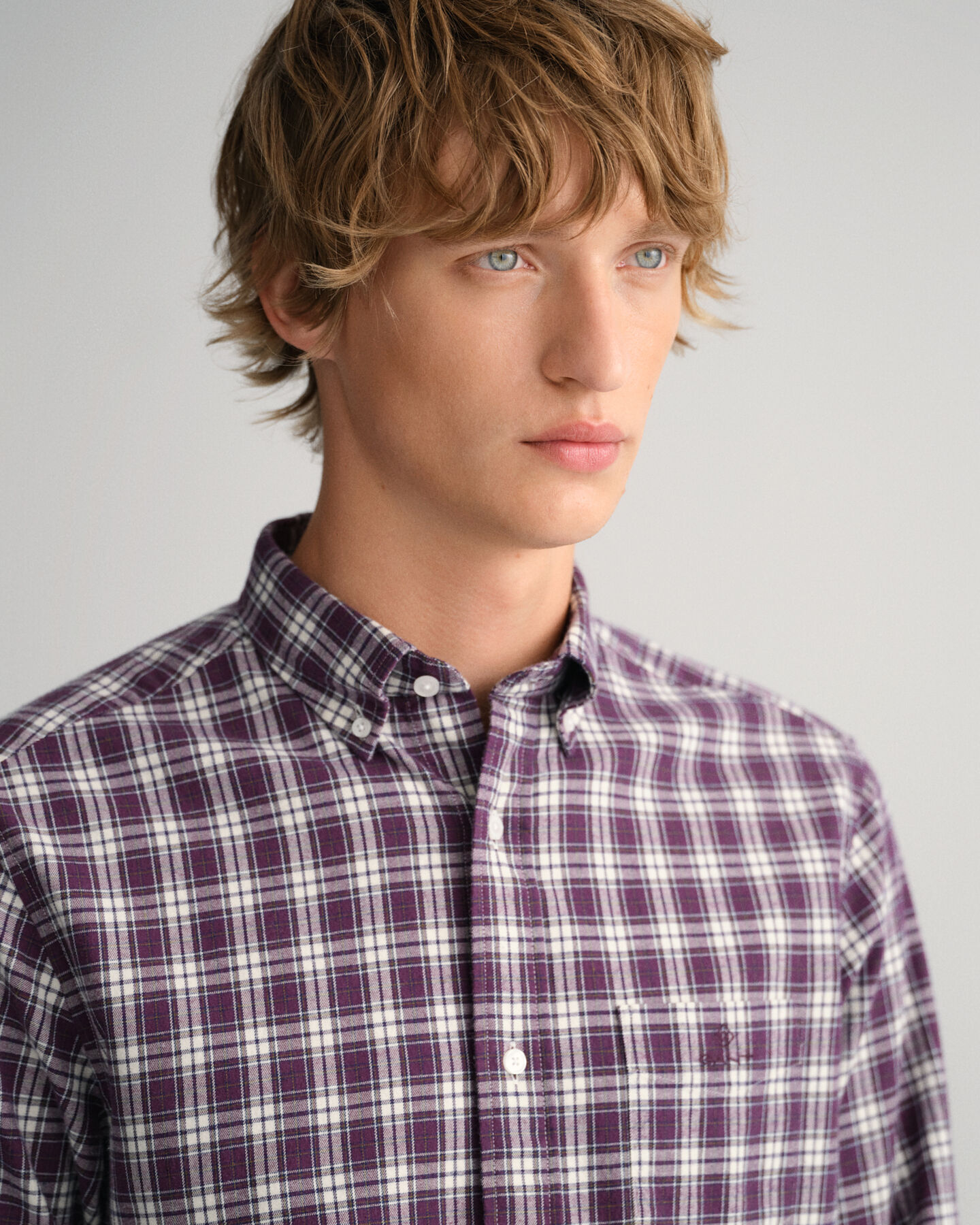 Regular Fit flanellen geruit overhemd