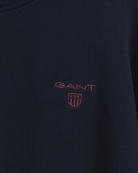 Teen Boys Contrast Shield sweater met ronde hals