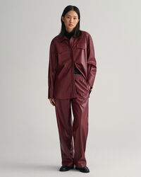 Relaxed Fit Pull-On broek van kunstleer