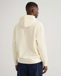 Monogram hoodie van sweatstof