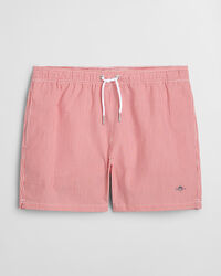 Zwemshort van seersucker