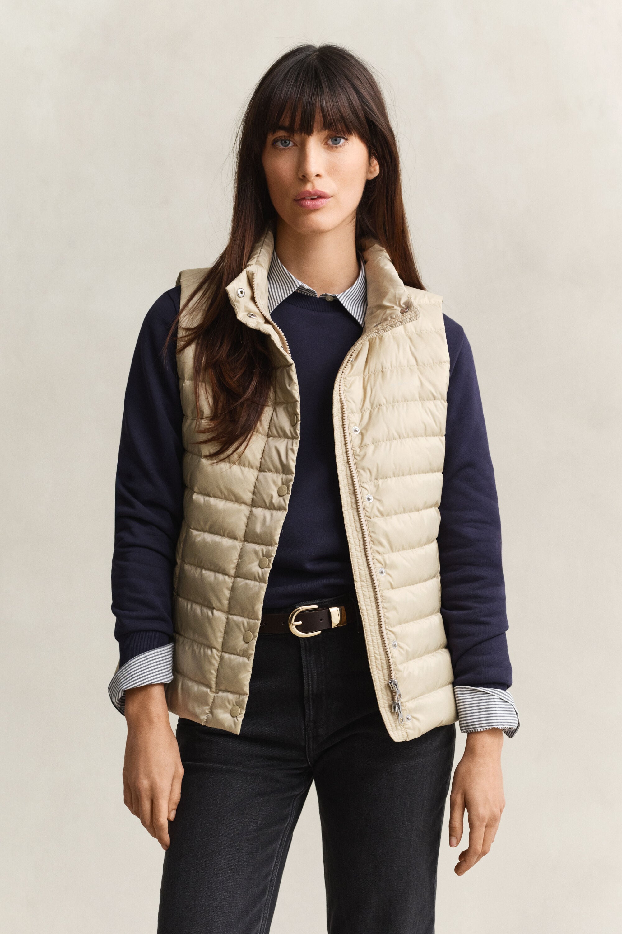 Lichte donsbodywarmer