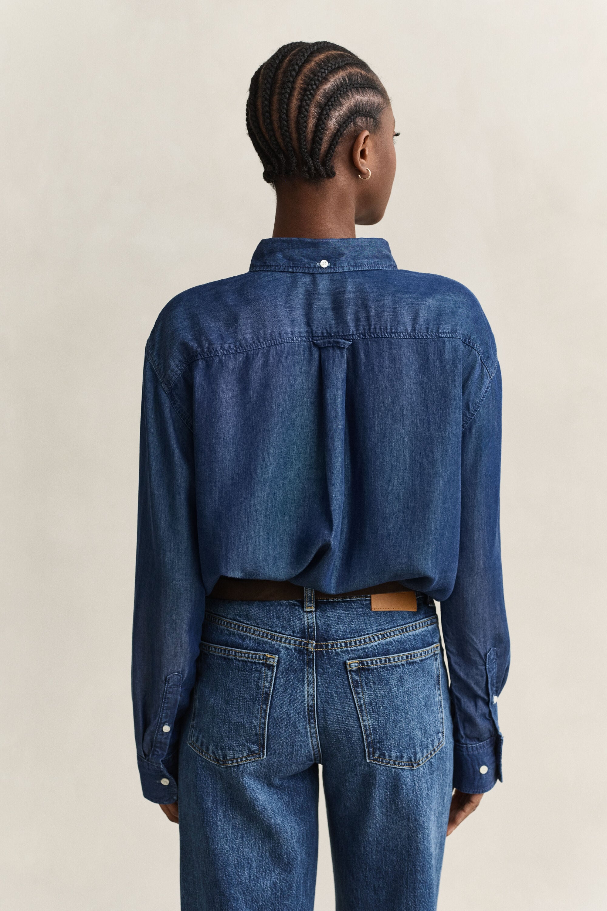 Indigo overhemd