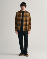 Slim Fit flanellen broek