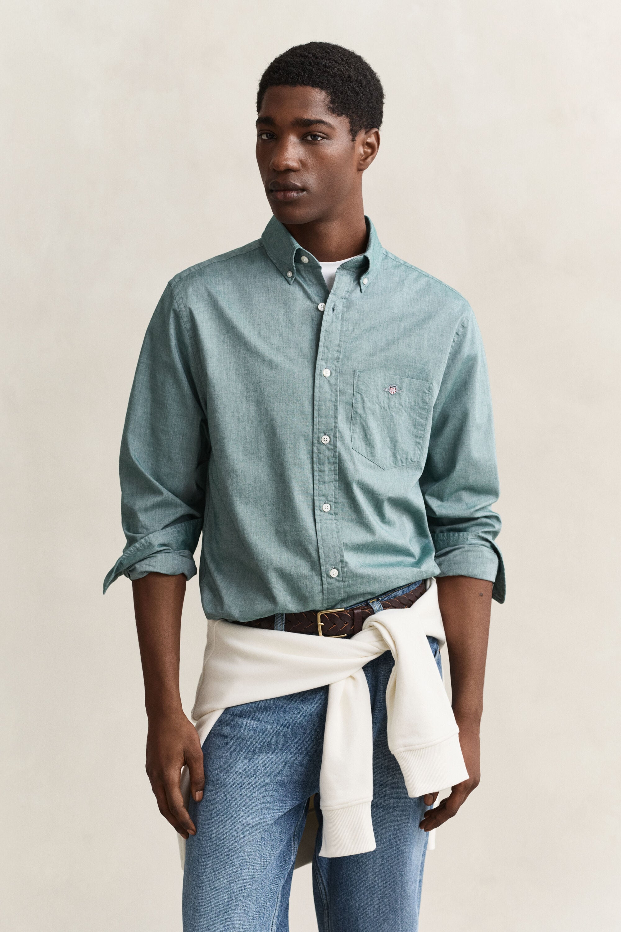 Classic Regular poplin overhemd