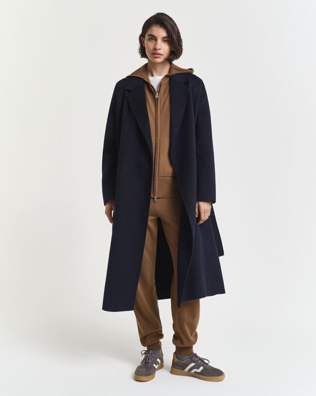 Hoodie met ritssluiting van buitengewoon zachte lamswol