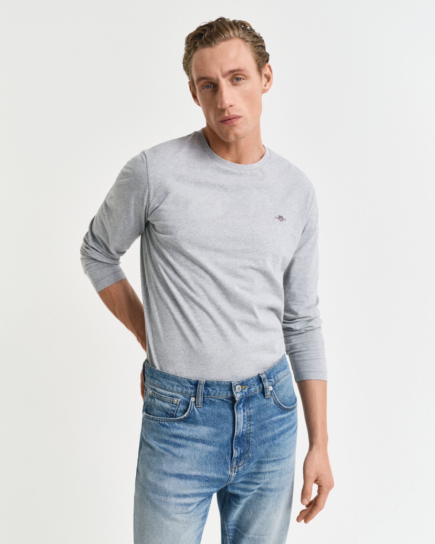 Shield T-shirt met lange mouwen