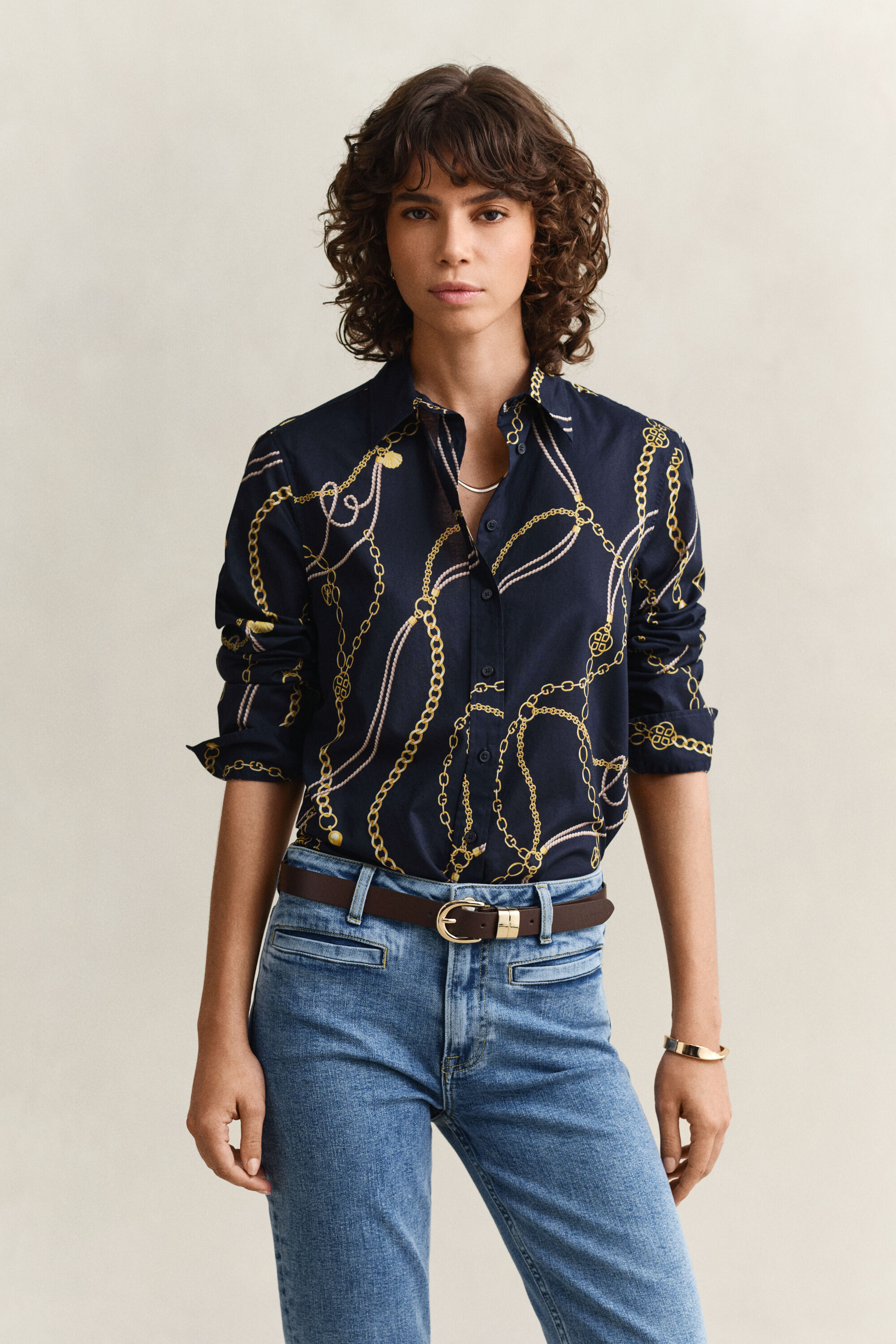 Overoverhemd van katoenen voile