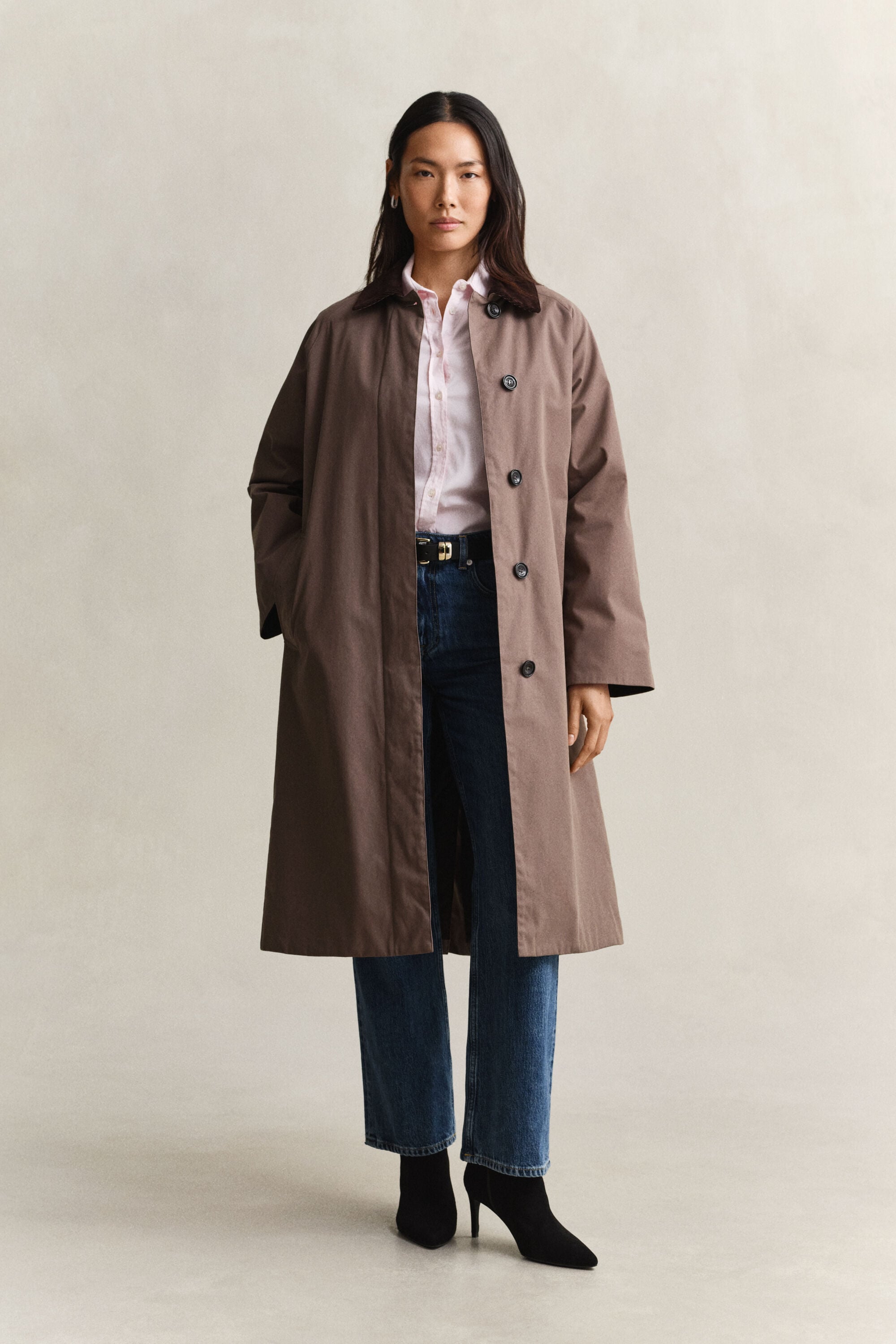 Classic Slim Oxford-overhemd met stretch