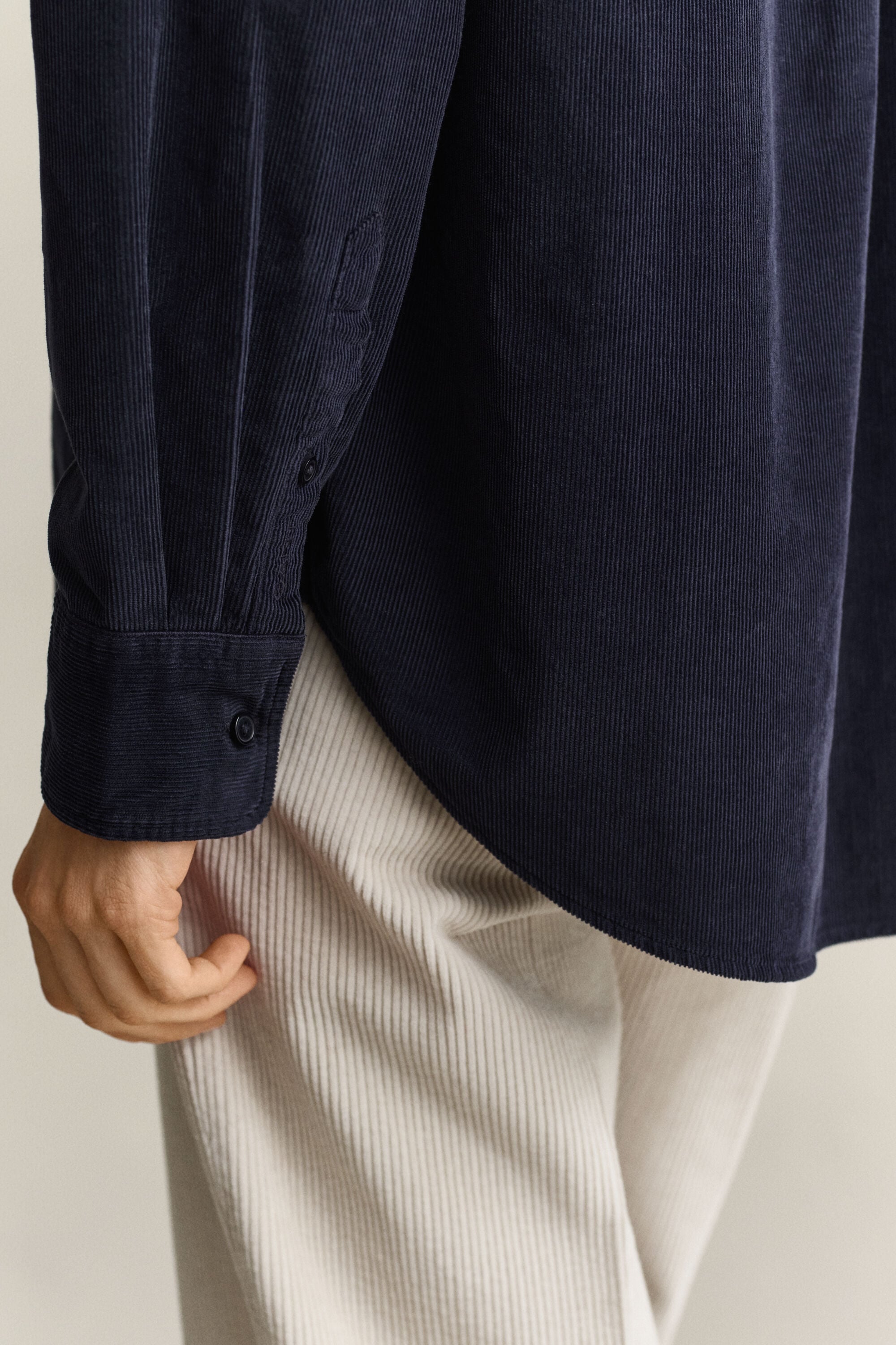 Relaxed corduroy overhemd