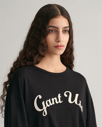 Script Graphic T-shirt met lange mouwen