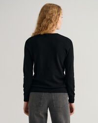 V-hals sweater van extra zachte lamswol