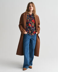 Blouse met rozenprint