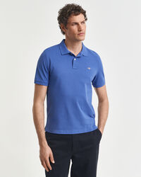 Regular Fit Shield piqué poloshirt