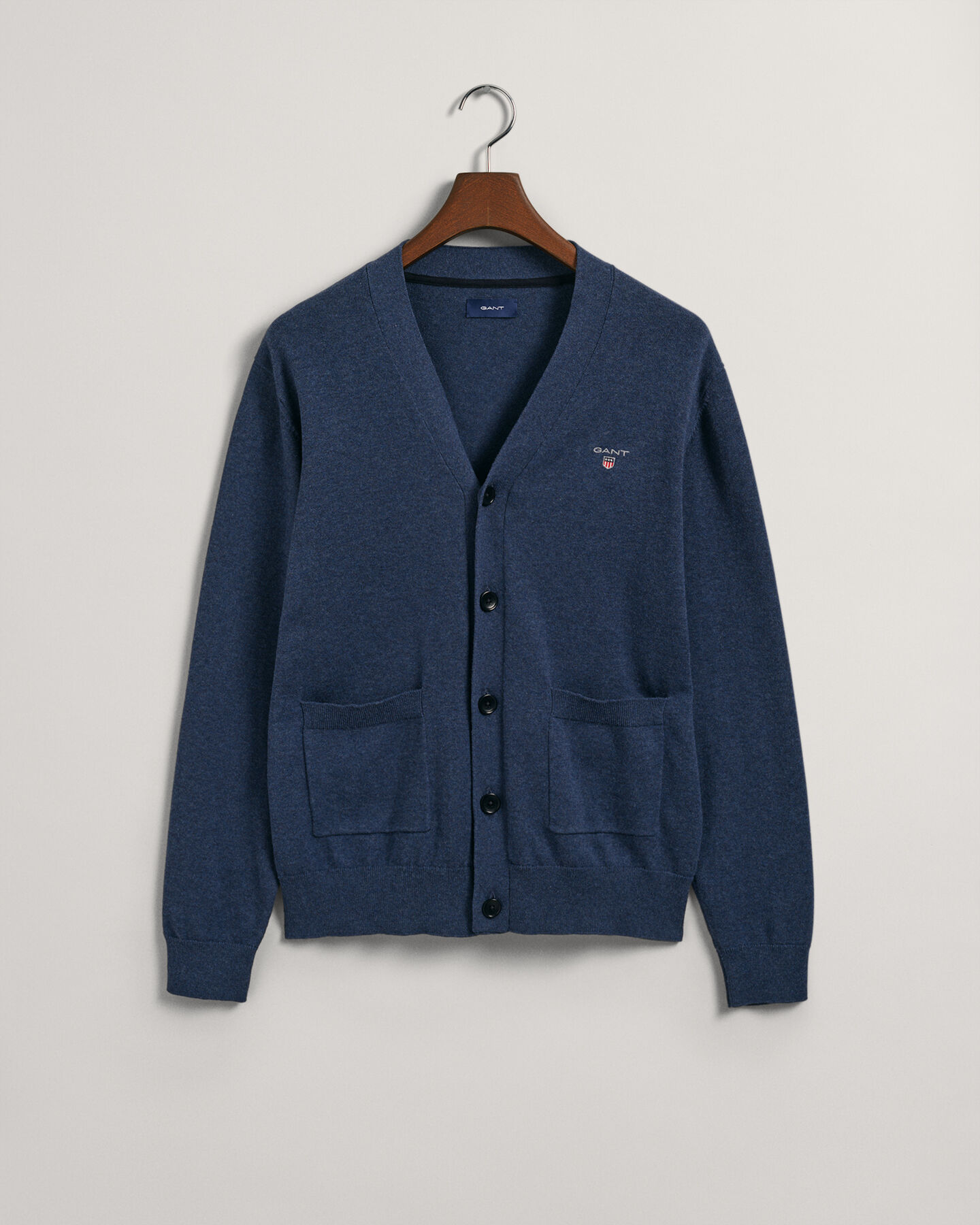 Classic katoenen vest met V-hals