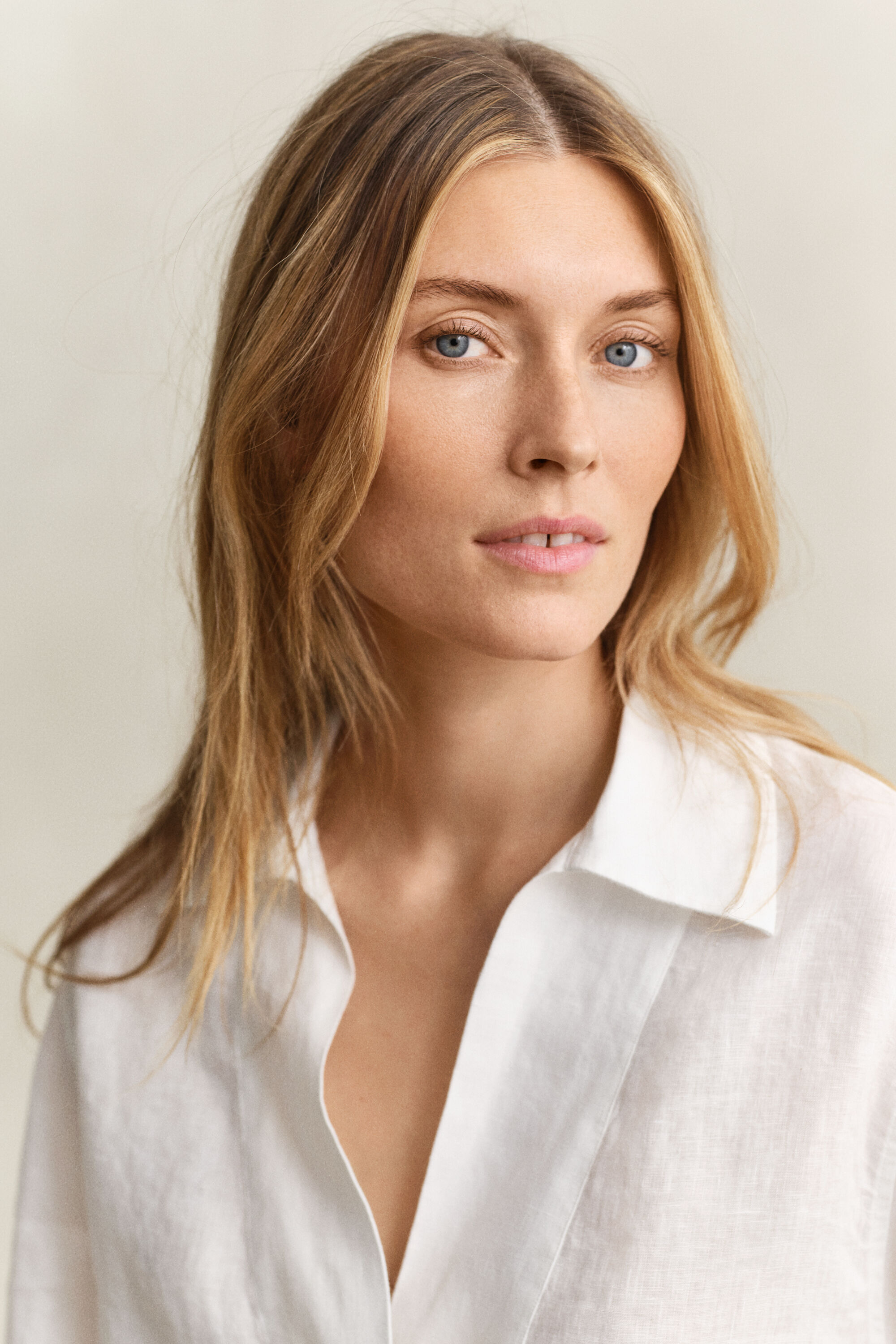 Linnen popover overoverhemd