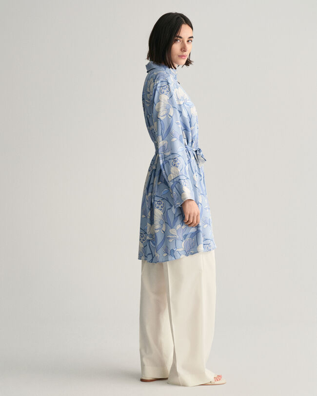 Magnolia Print overhemdjurk