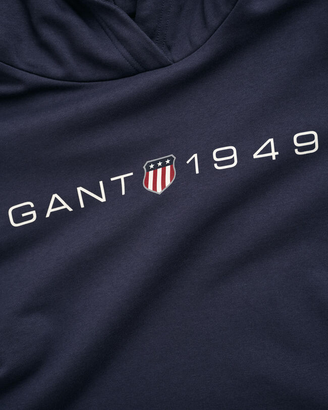 Archive Shield hoodie met print