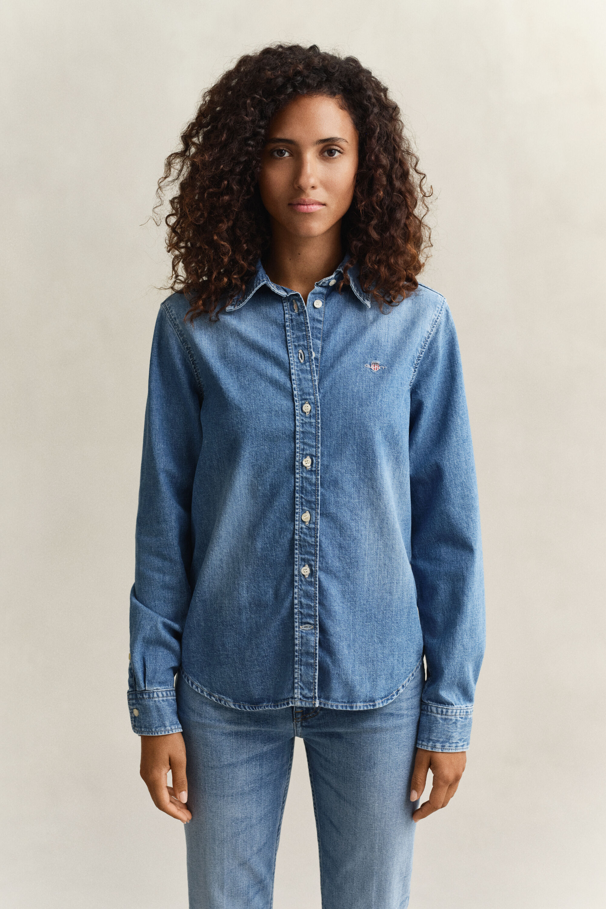 Denim overhemd