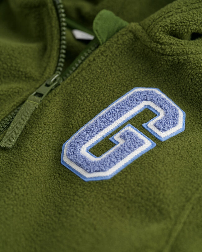 Kids Fleece hoodie met ritssluiting