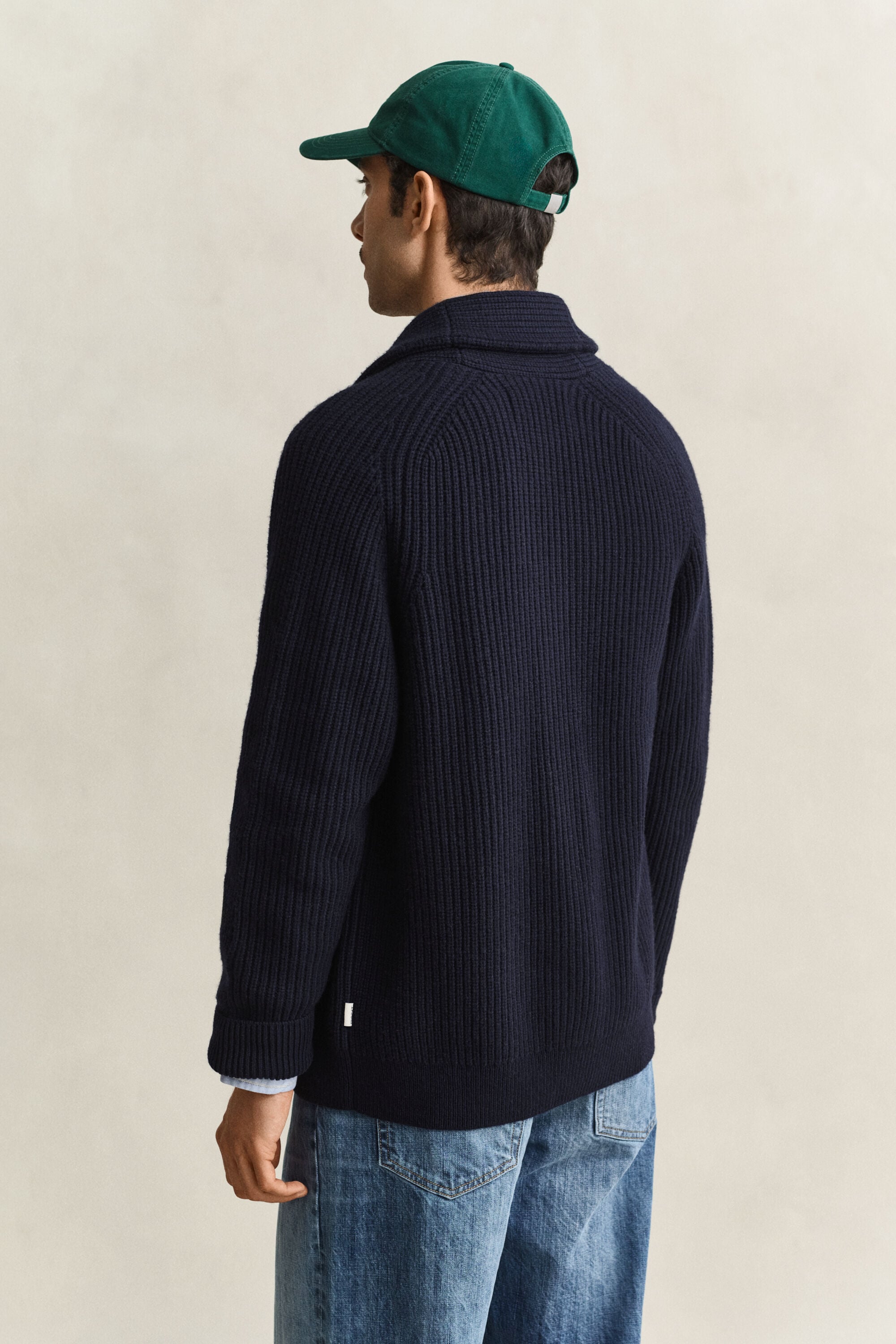 Geribd vest van wolmix