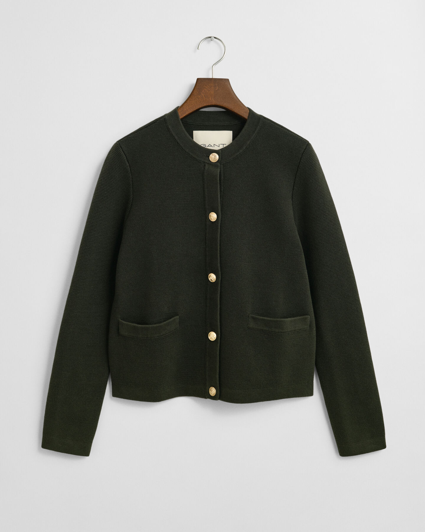 Gebreid Contrast vest