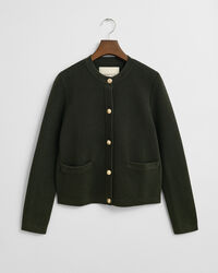 Gebreid Contrast vest