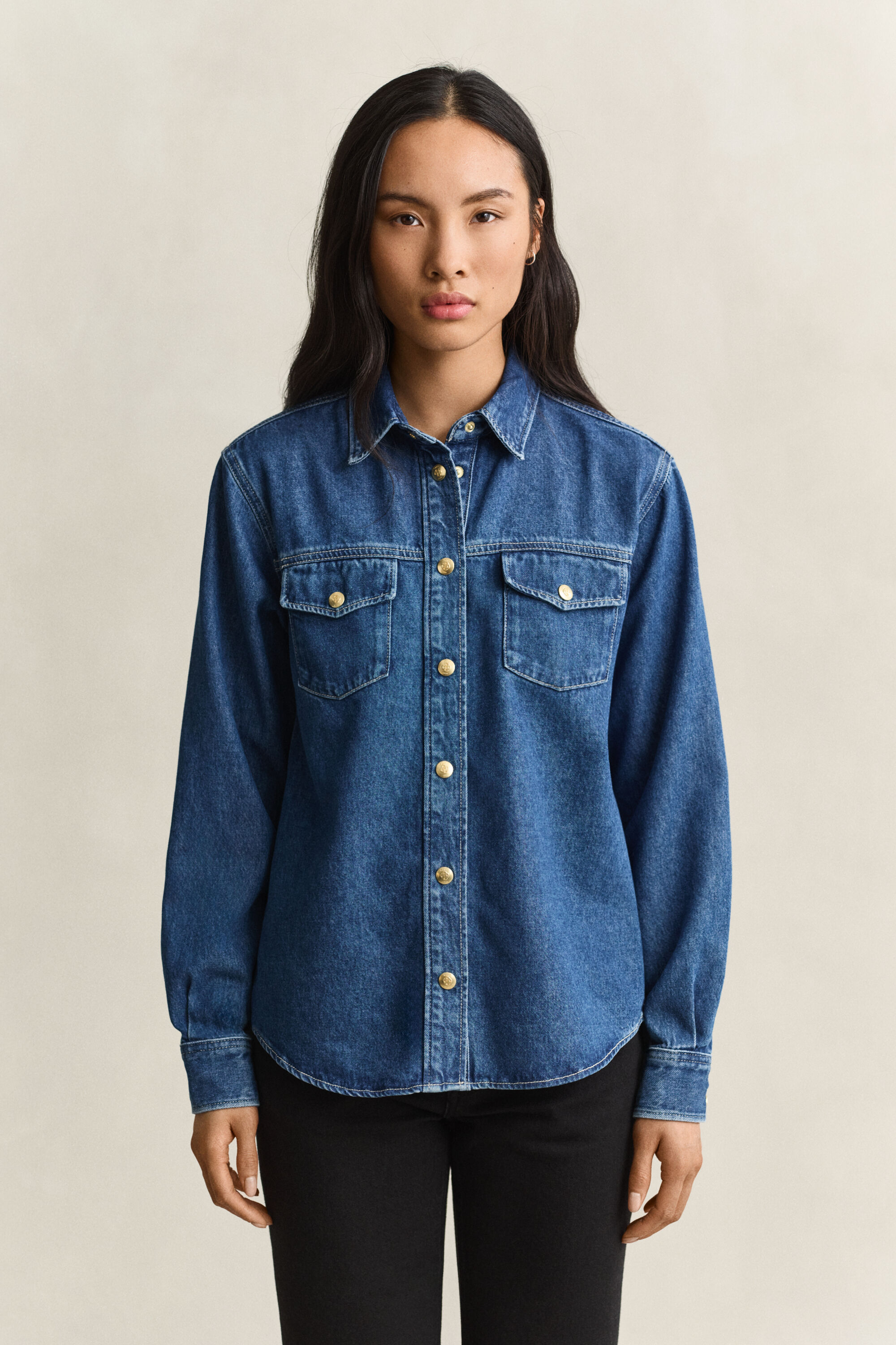 Denim overhemd