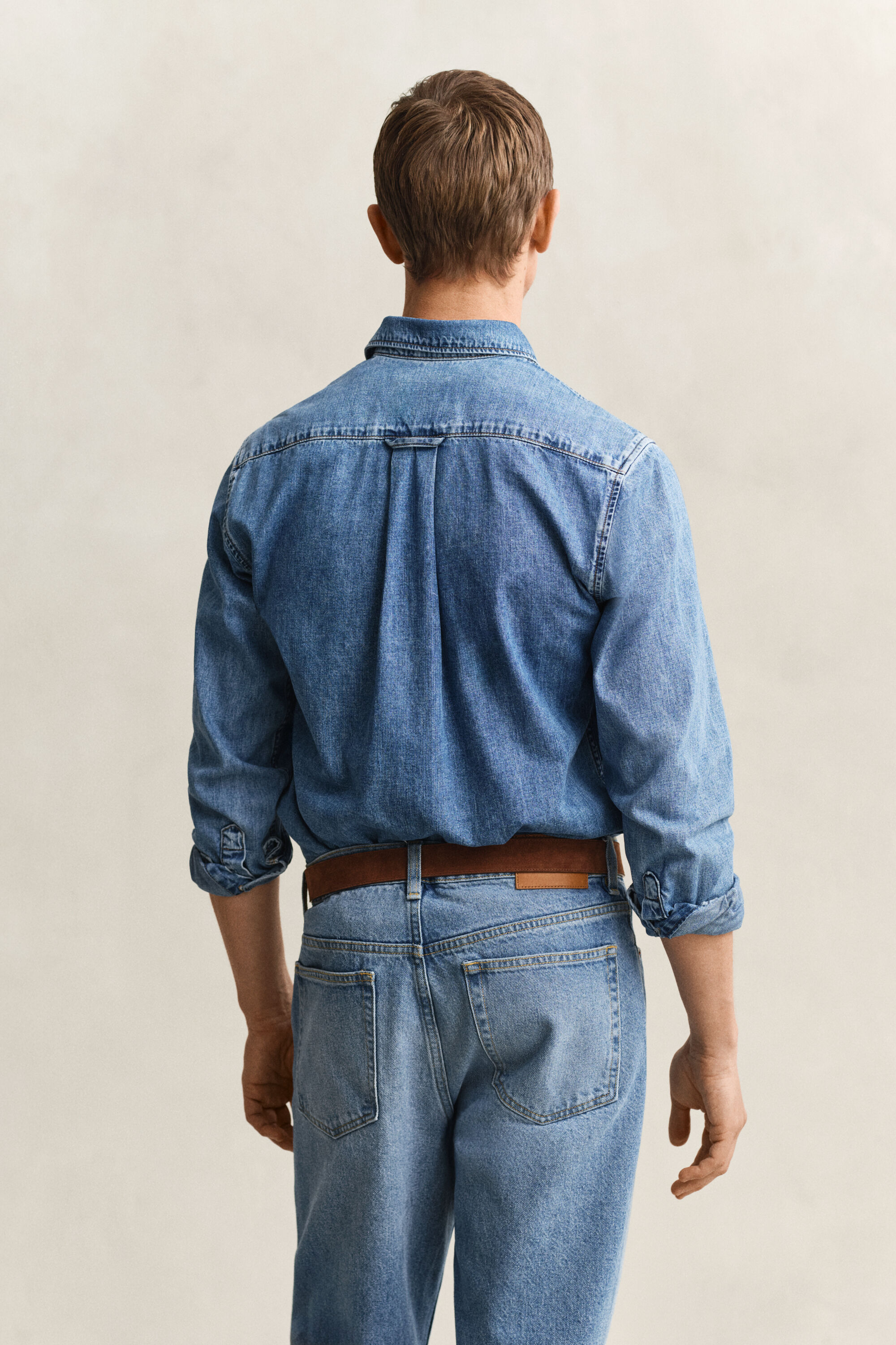 Denim overoverhemd