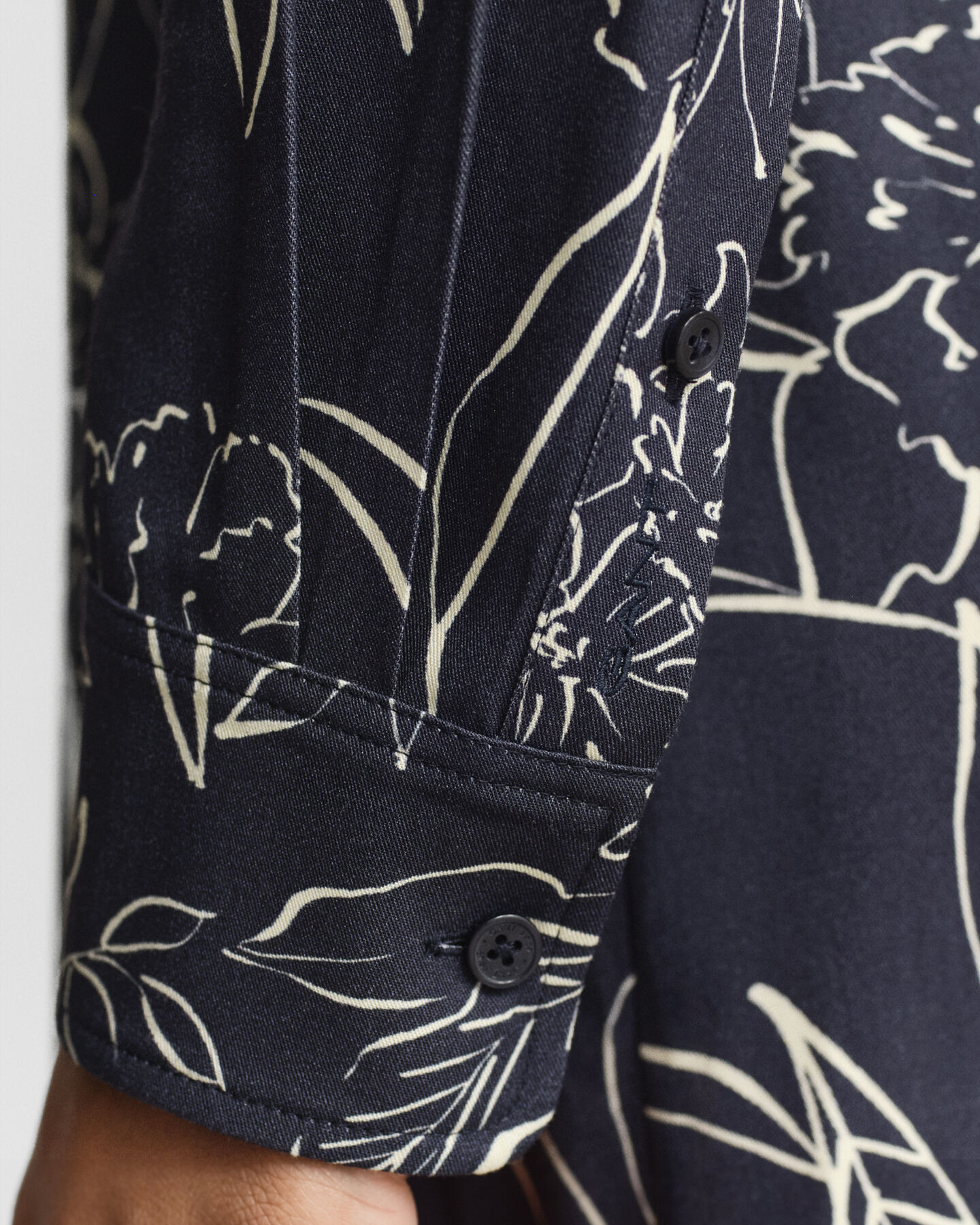 Overhemdjurk met bloemenprint