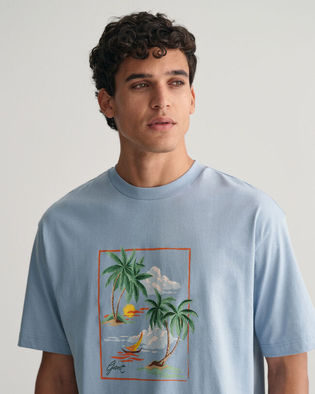 Hawaiian Print T-shirt